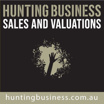 Hunting Business Sales and Valuations advertising poster